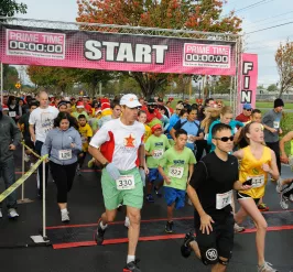 Reindeer Romp Starting Line